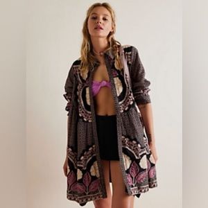 Free People NWOT Smell the Roses Mini Dress